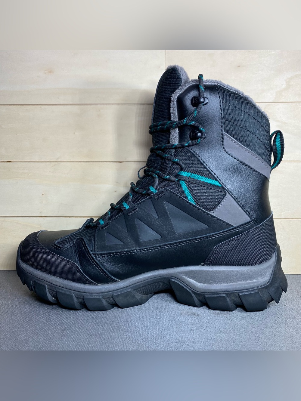 Salomon Chaoten TS CSWP Hiking Boots Black Women's Size 8 Shoes Waterproof - Picture 2 of 10